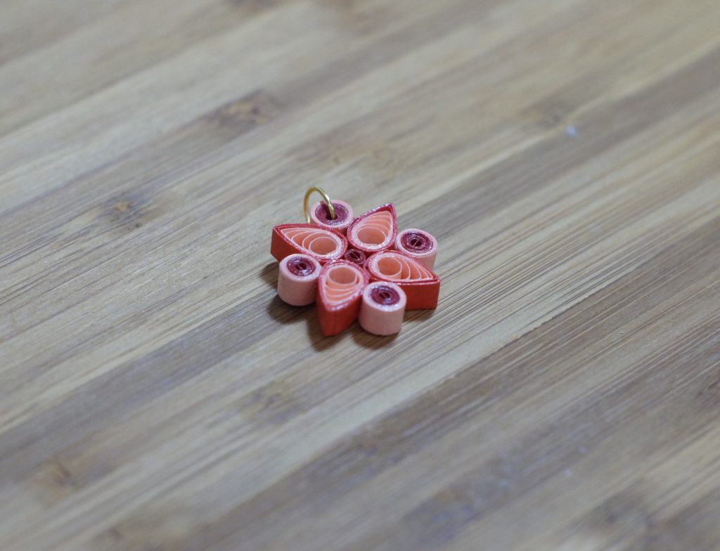 Fleur simple quilling