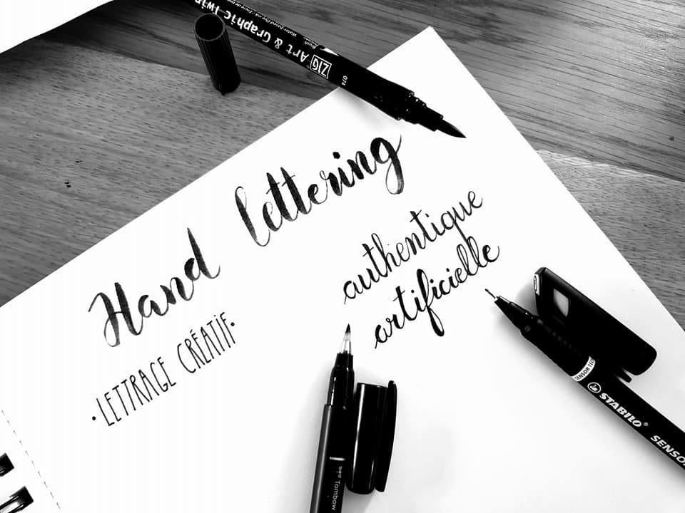 Hand lettering